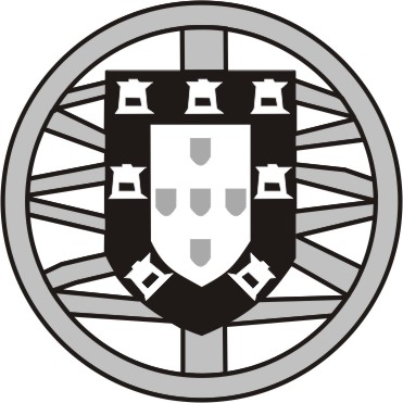 Portugal coat of arms grey